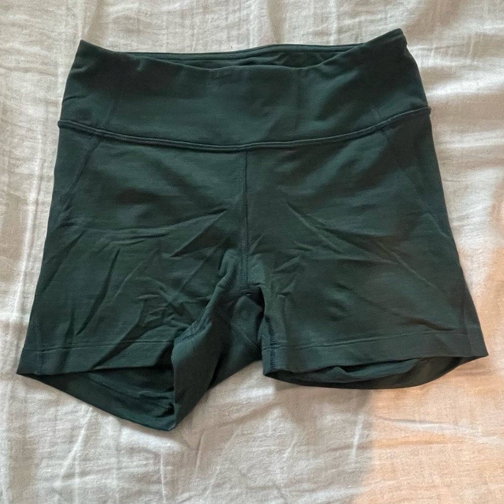 Outdoor Voices Green TechSweat Flex Shorts